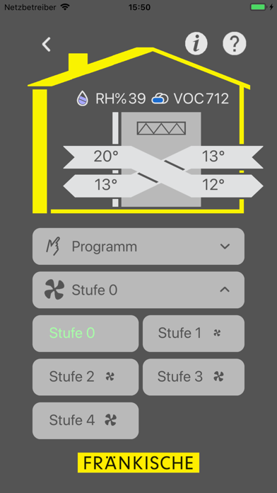 profi-air cockpit iPhone screenshot