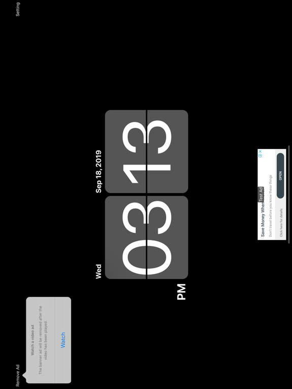 Screenshot #5 pour Flip Clock - Simple