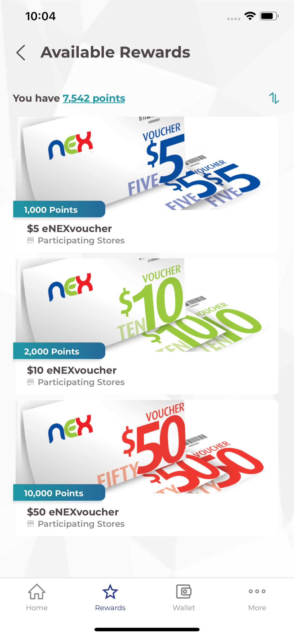my NEXrewards