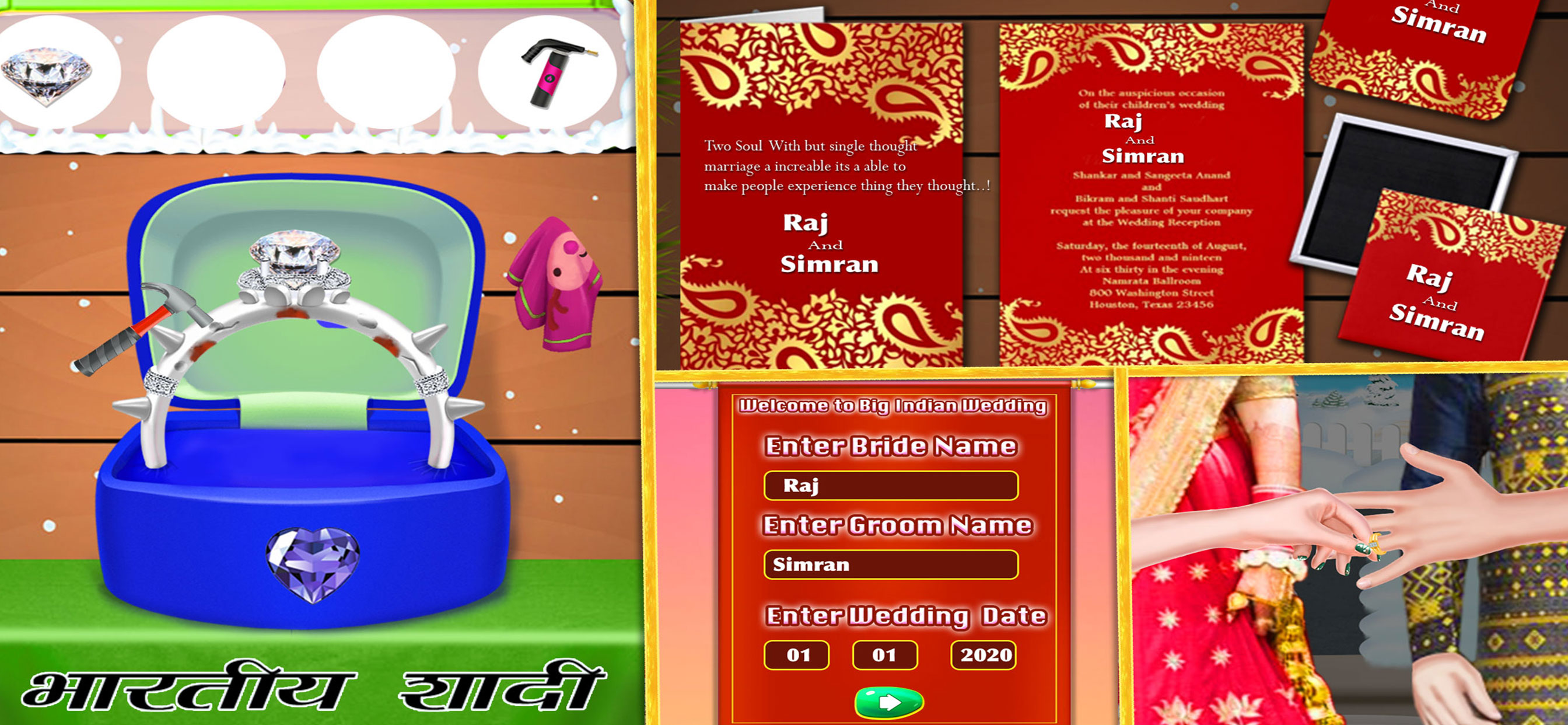 Indian Winter Wedding GirlGame screenshot 3