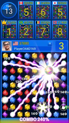 Game screenshot Jewels Battle : Match 3 hack