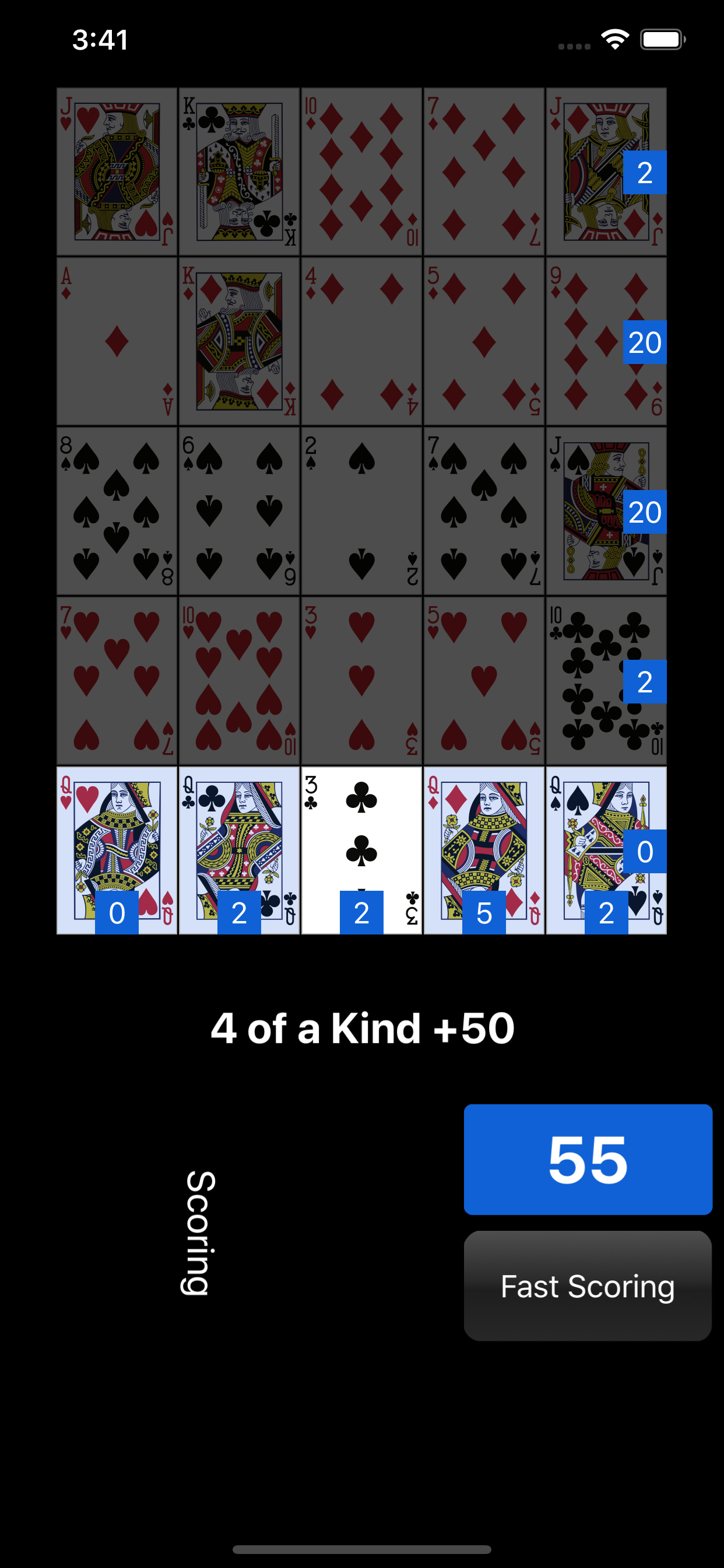 Poker Square - Solitaire