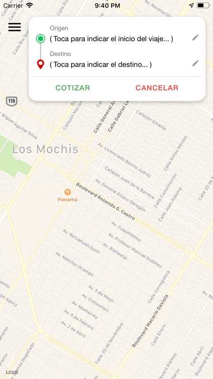 Taxi Ejecutivo Los Mochis screenshot-3