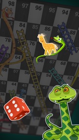 Snakes and Ladders - dice game screenshot