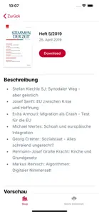 Stimmen der Zeit screenshot #2 for iPhone