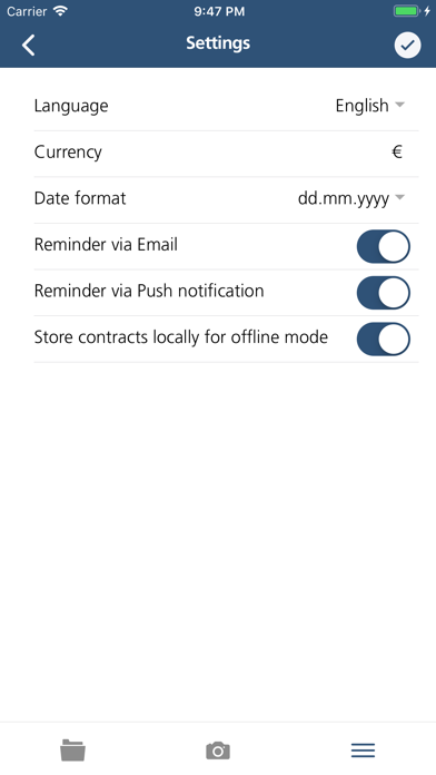 App screenshot