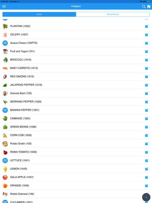 mInventory app iPad screenshot