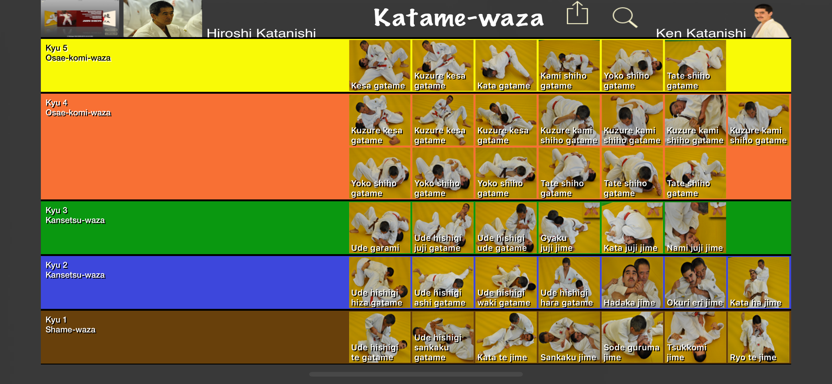 Judo Gokyo Lite