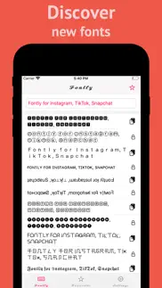 fontly: fonts for story, video iphone screenshot 2