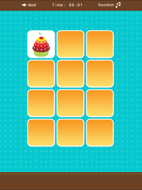 Screenshot #5 pour Jeu de mémoire: cupcakes