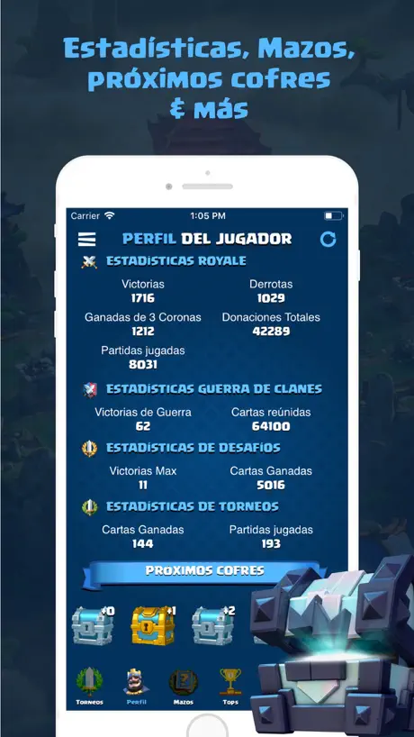 Mazos y Stats para Clash
