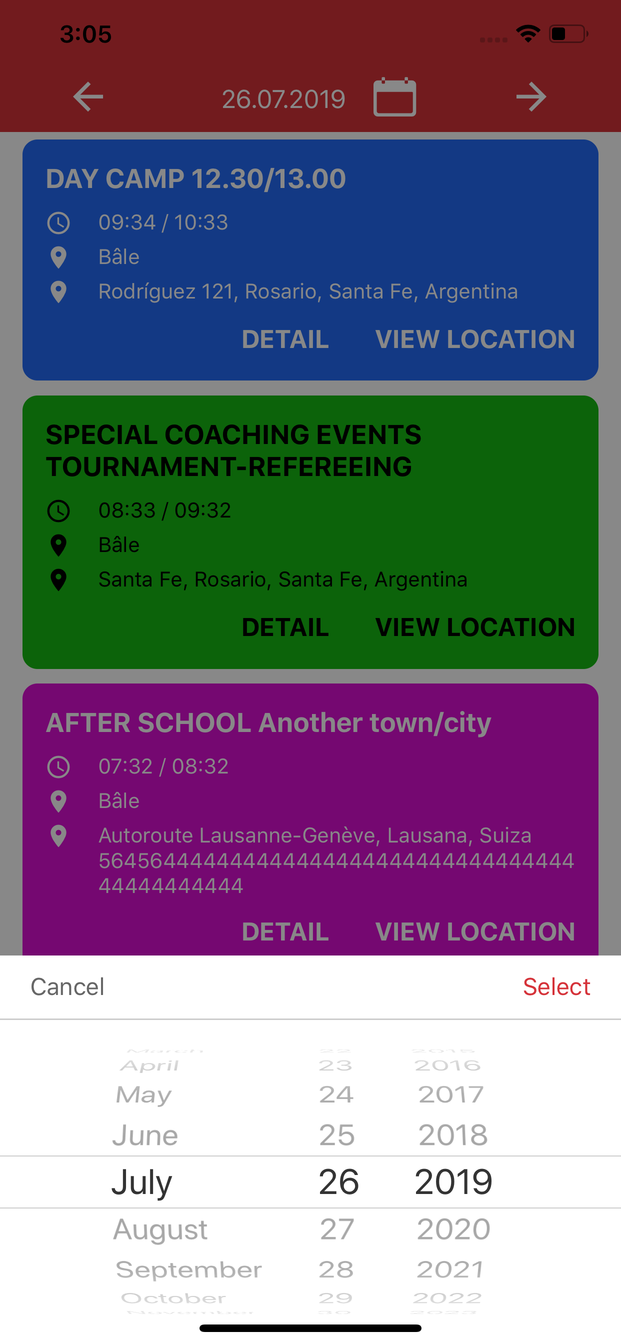 InterSoccer App