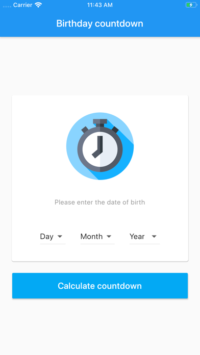 Screenshot #1 pour Birthday Countdown 2020