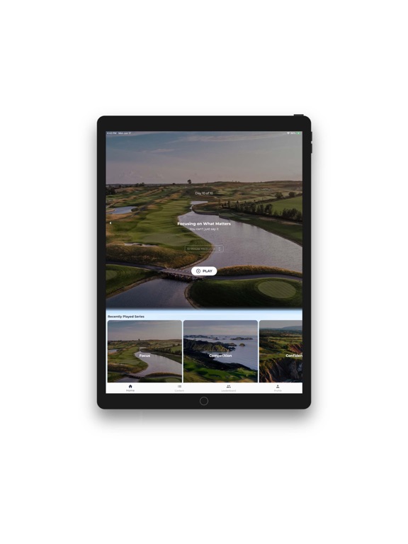 Undaunted Golf iPad screenshot 1 - Sports app