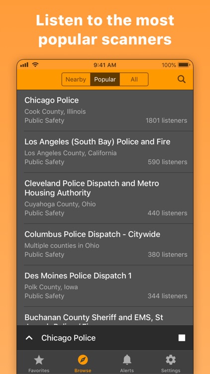 Scanner Radio: Police & Fire screenshot-6