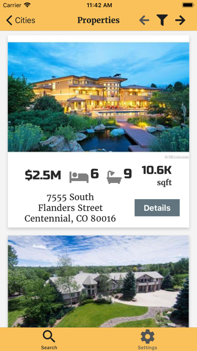Screenshot 4 of Real Estate Search by ALLHUD App