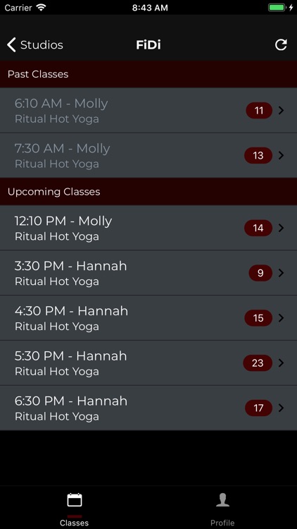 Ritual Hot Yoga Kiosk