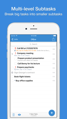 gTasks for Google Tasks screenshot 2