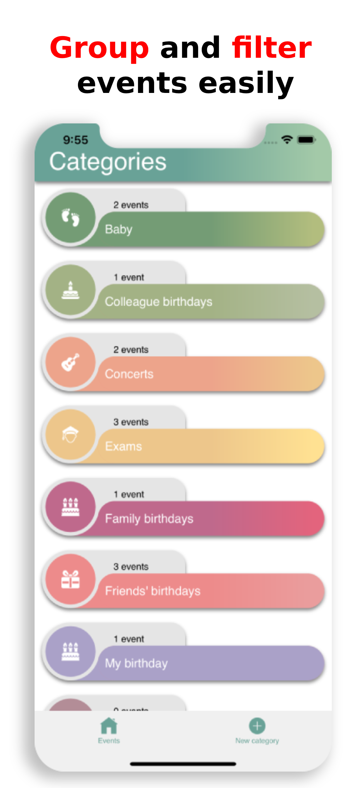 Datesbook @ all life events screenshot 5