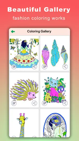 Скриншот Paint.ml - Art Coloring Book на iPhone 4