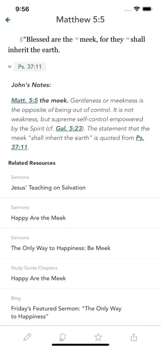 The Study Bible : capture d’écran 2 sur 5
