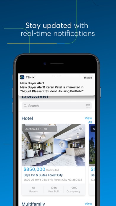 Ten-X Commercial Real Estate Screenshot