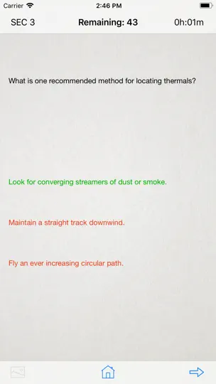 Captura de pantalla de Private Pilot Glider Test Prep en iPhone 3