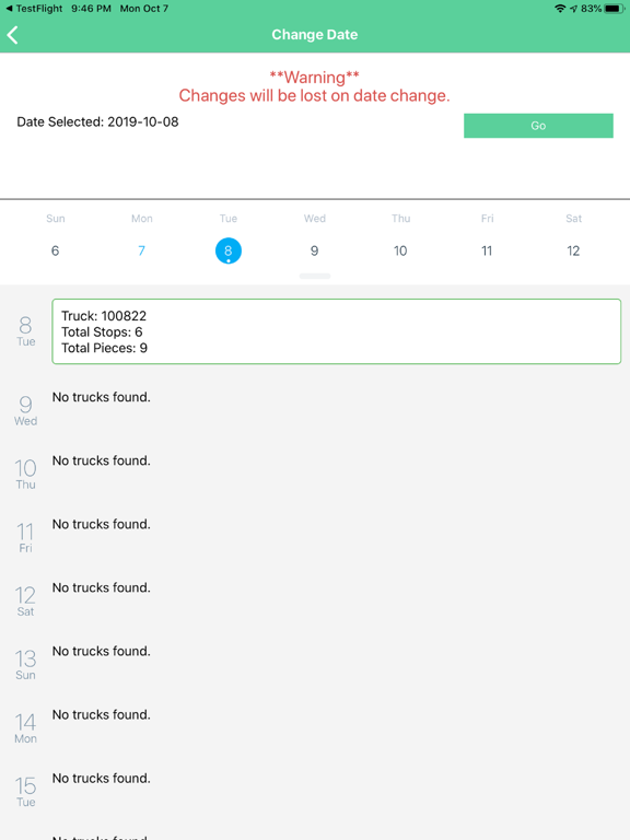 FROG Truck Dispatch iPad screenshot 1 - Business app