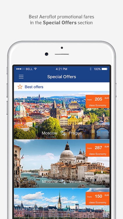 Aeroflot: book a flight