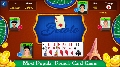 Belote: Trick-taking Card Game Screenshot