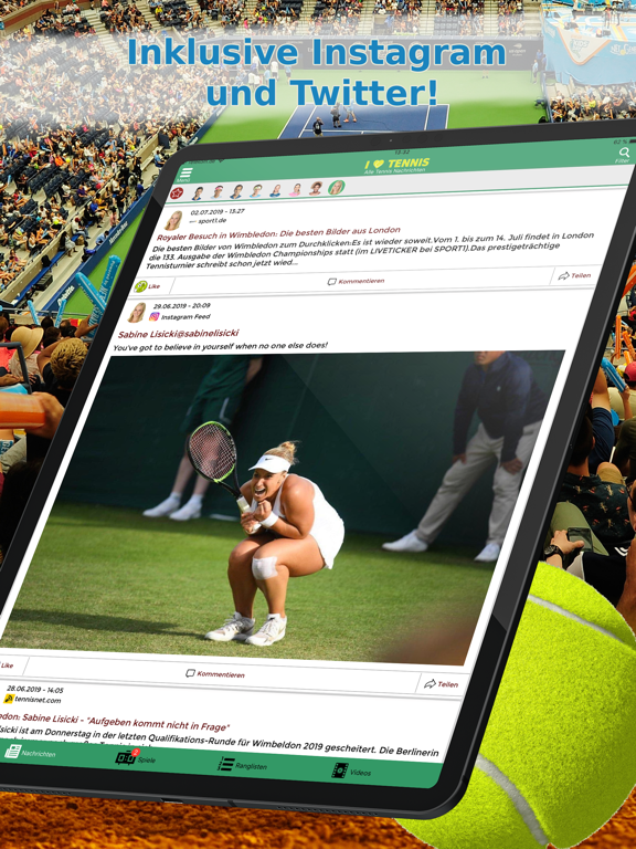 Screenshot #6 pour Sports News Tennis