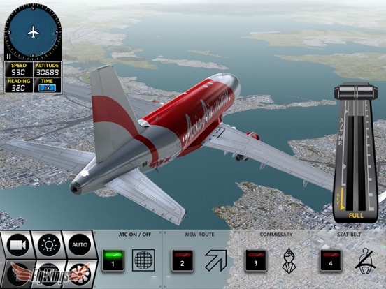 Flight Simulator FlyWings 2016 iPad app afbeelding 2