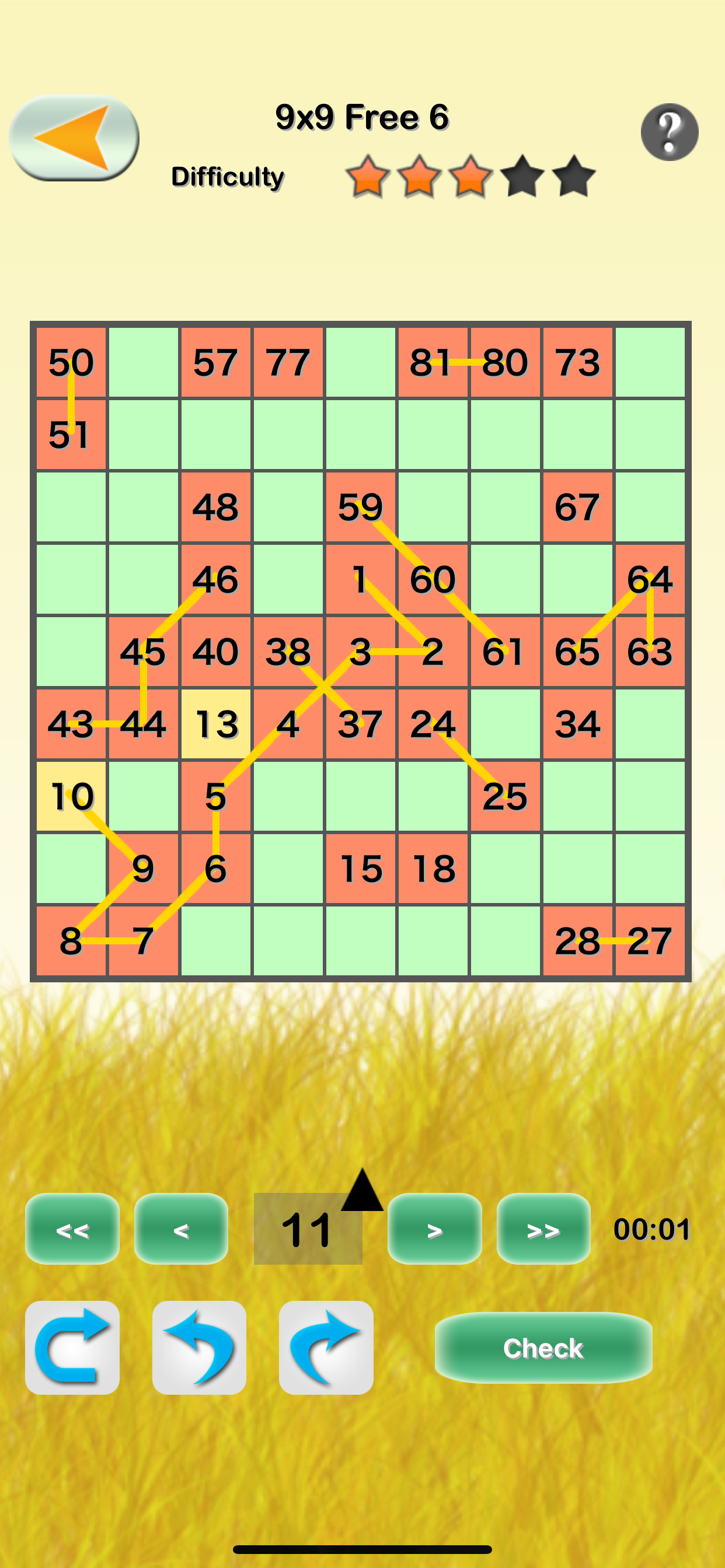 Number Join - Connect Diagonal