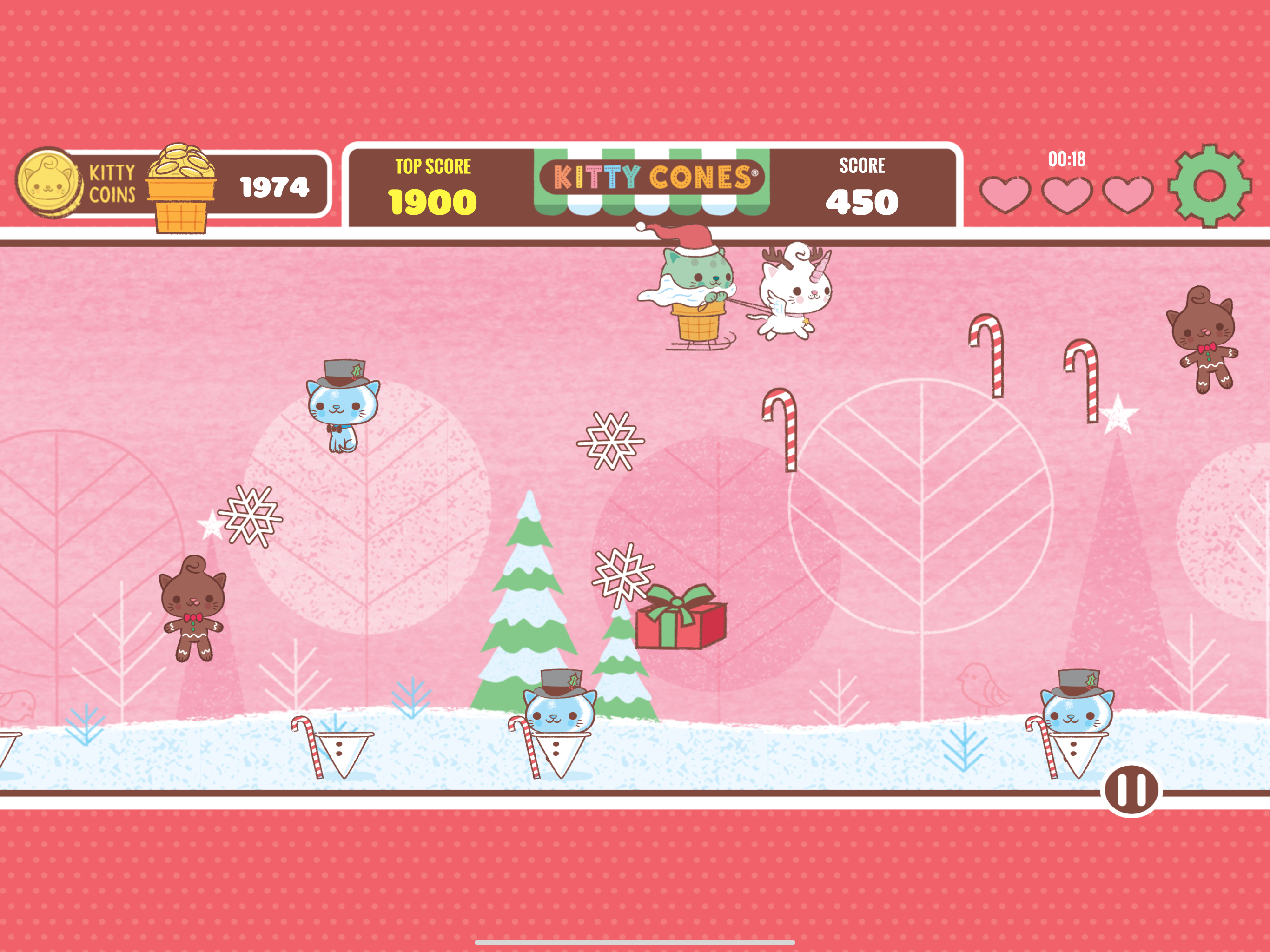 Kitty Cones Christmas screenshot 20