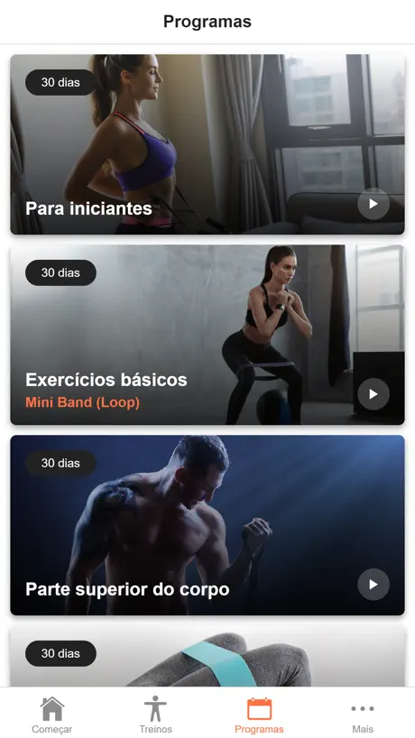 Exercícios com Banda