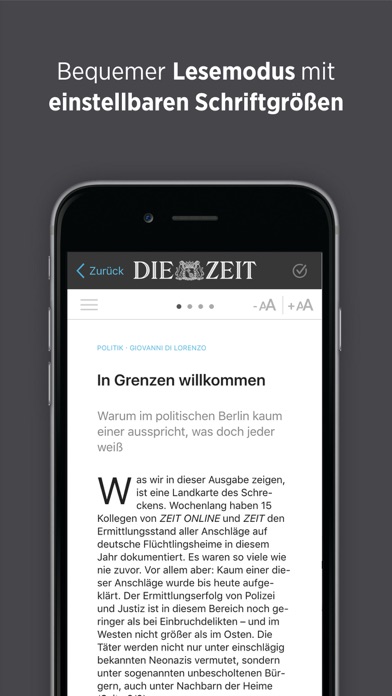 DIE ZEIT E-Paper Screenshot