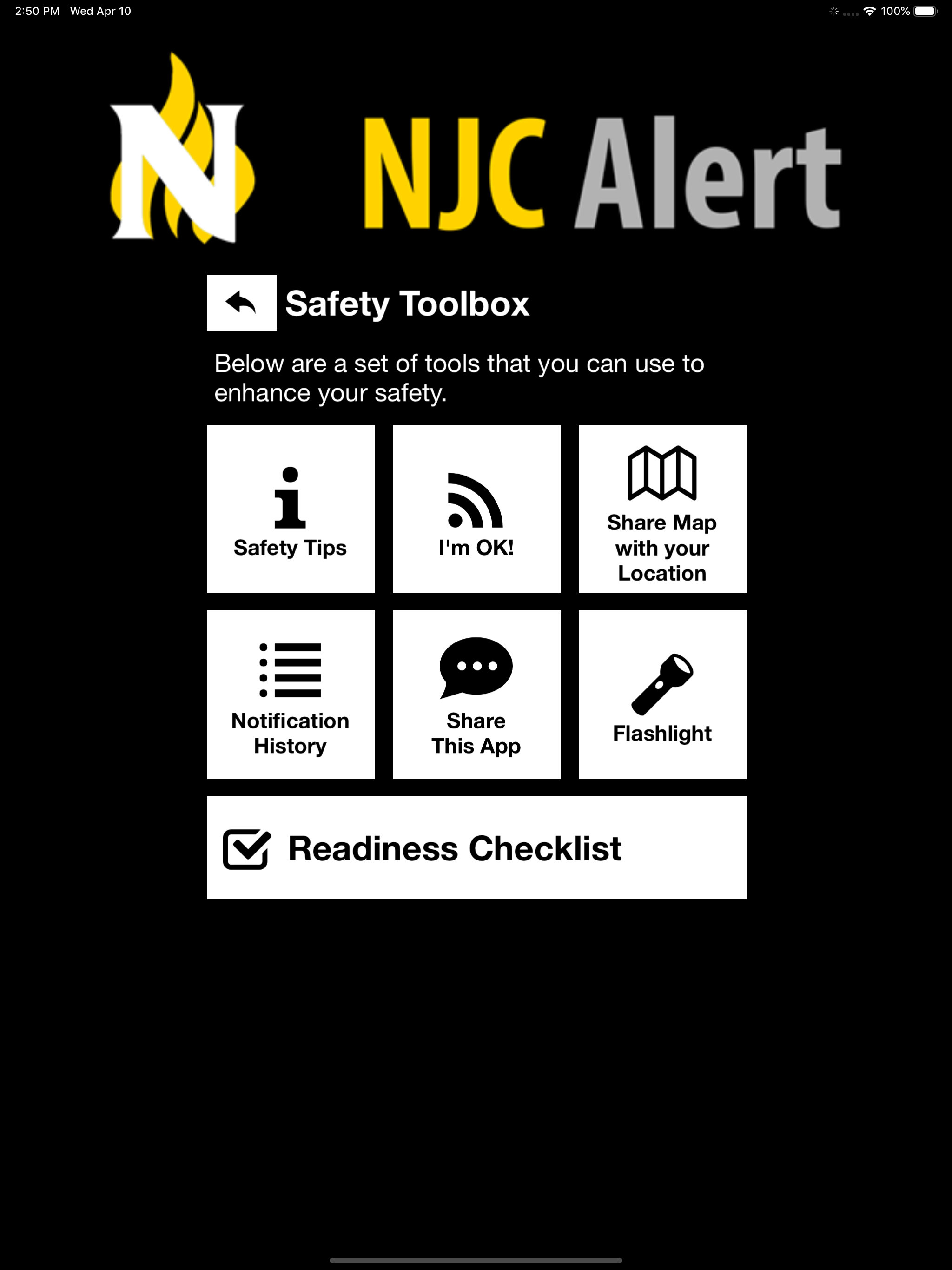 NJC Alert screenshot 12