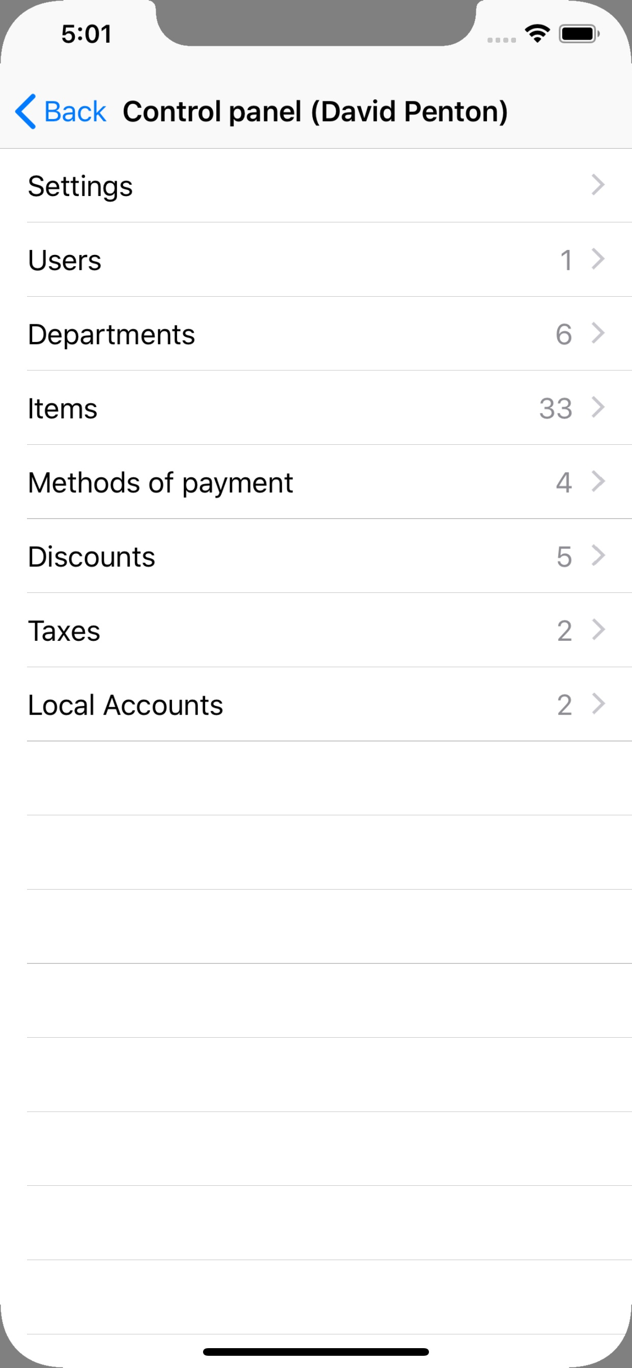 SW Point of Sale screenshot 3