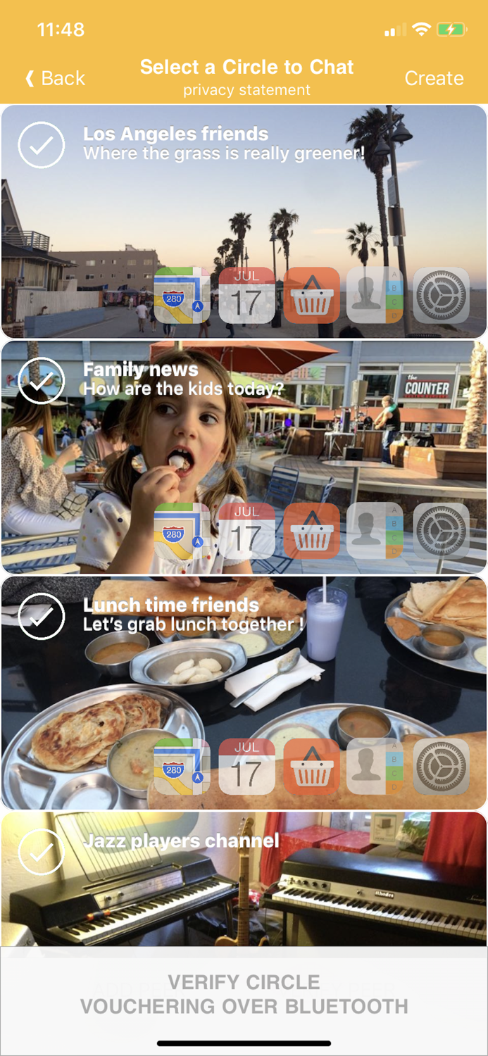 Circles - Encrypted E2E VOIP 