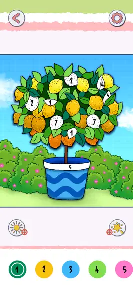 Game screenshot Coloring Book: Fruit Game apk