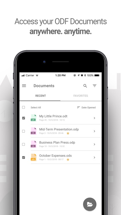 LibreOffice document viewer
