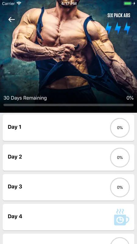 Six Pack in 30 Days -With Diet screenshot 4 of 9