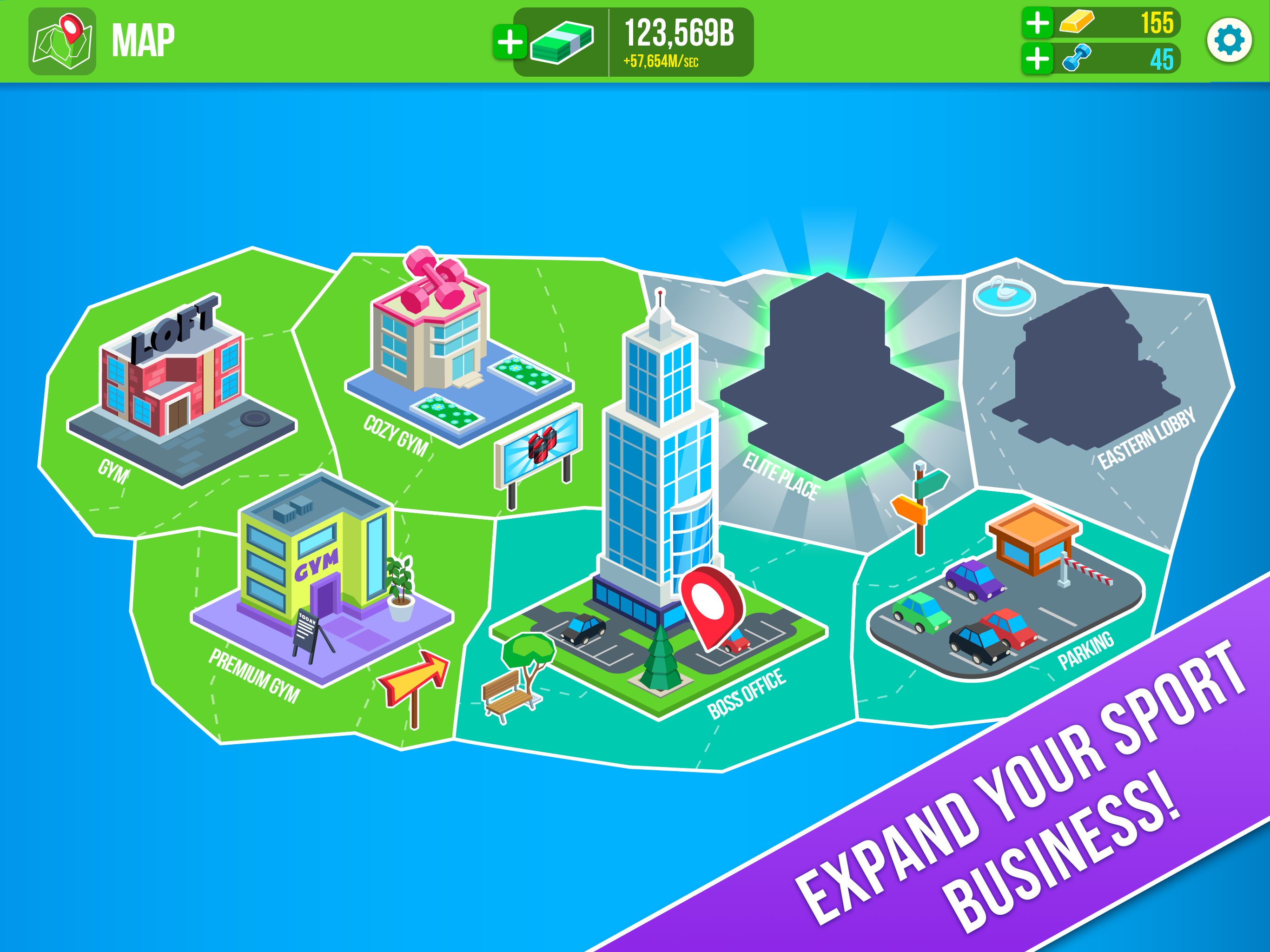 Fitness Corp.: business empire