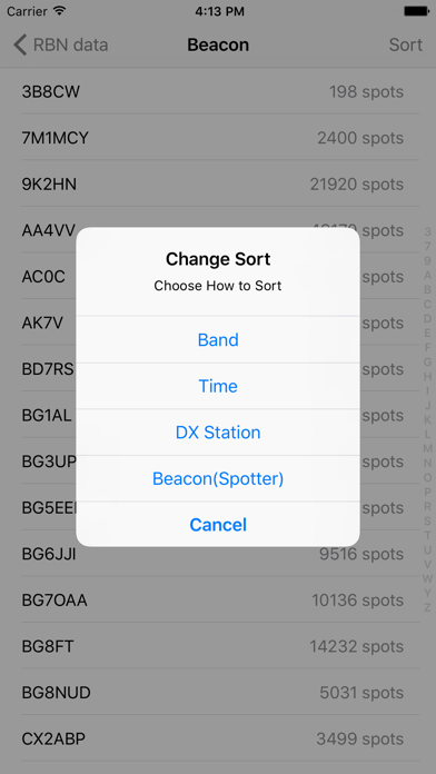 App screenshot
