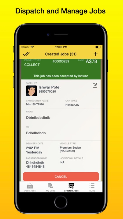 TAXI CHARGE - Get Taxi Jobs screenshot-3
