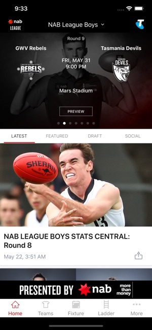 NAB League Official App