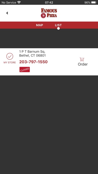 Famous Pizza Bethel Screenshot