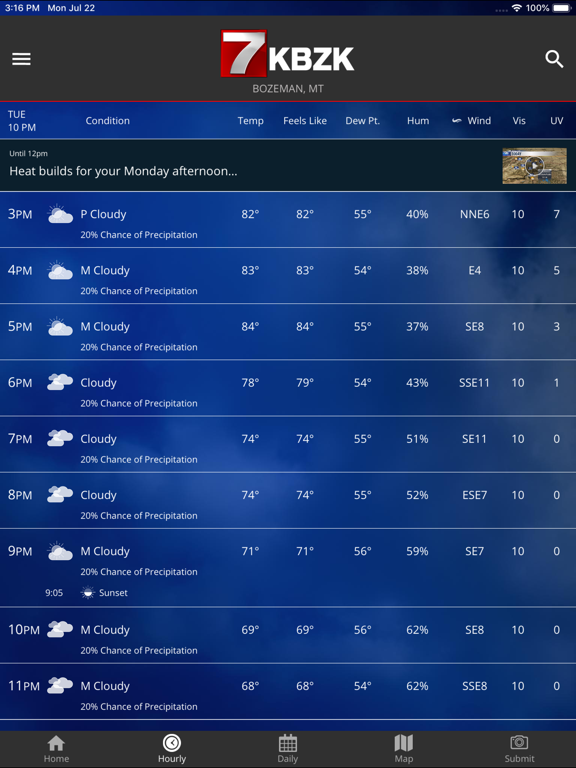 Screenshot #5 pour KBZK Montana Weather