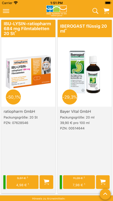 Screenshot #1 pour MeineApotheke natürlich gesund
