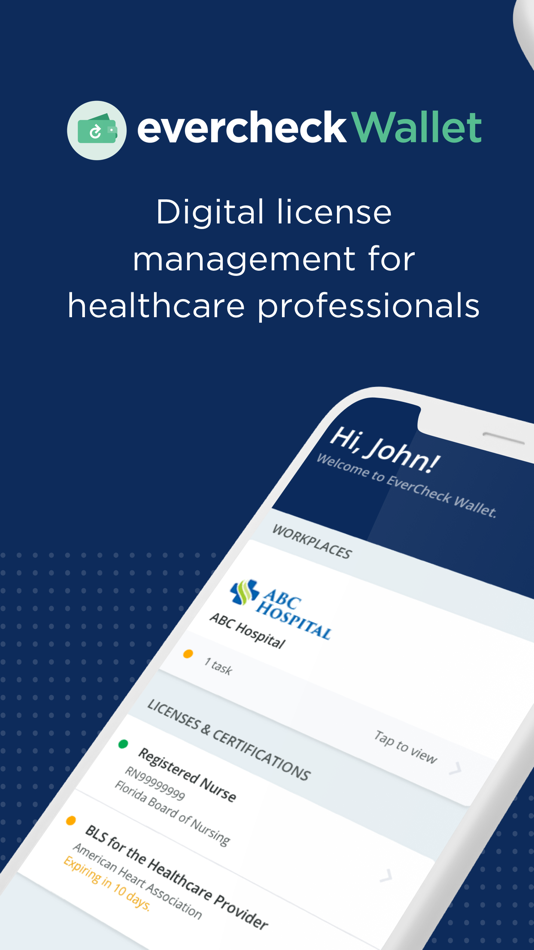 #1. EverCheck Wallet (iOS) 由: CE Broker